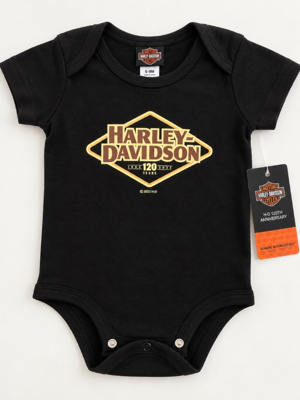 Harley-Davidson Baby 120th Anniversary Bodysuit NWT – 6 Months